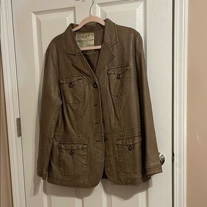 Light Brown Leather Coat